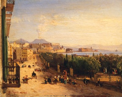 Riviera di Chiaia in Neapel von Giacinto Gigante