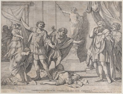 Der Tod von Virginia, 1630-80 von Giacinto Gimignani