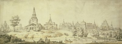 Ansicht von Kolomenskoje, 1795 von Giacomo Antonio Domenico Quarenghi