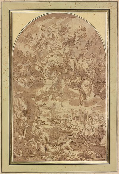 Die große Pest zu Neapel von Giacomo Farelli