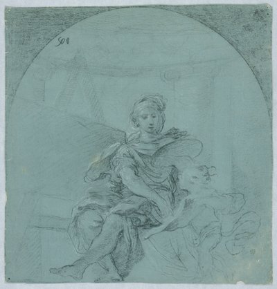 Entwurf für Allegorie der Malerei von Giacomo Zampa