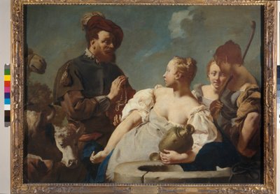 Rebekka und Eleasar am Brunnen von Giambattista Piazzetta