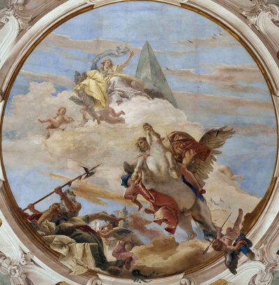 Bellerophon auf Pegasus von Giambattista Tiepolo