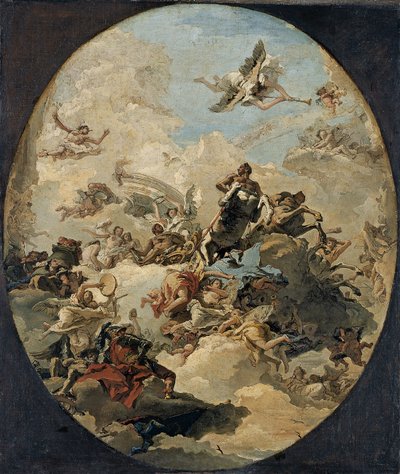 Die Apotheose des Herkules von Giovanni Domenico Tiepolo