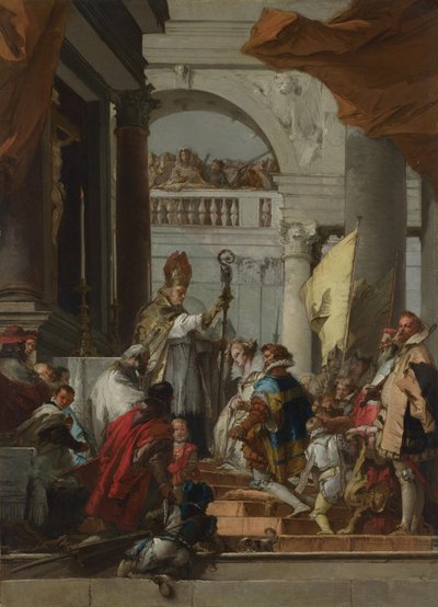 Die Hochzeit von Friedrich Barbarossa, ca. 1753 von Giovanni Domenico Tiepolo