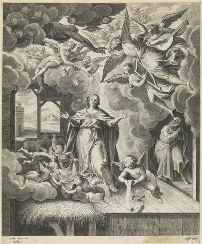 Geburt Christi von Gijsbert Van Veen