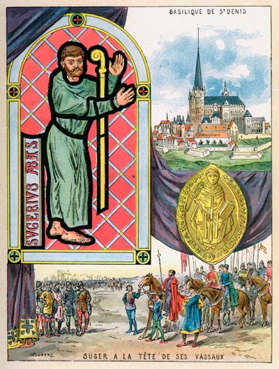 Abt Suger, französischer Abt-Staatsmann, 1898 von Gilbert
