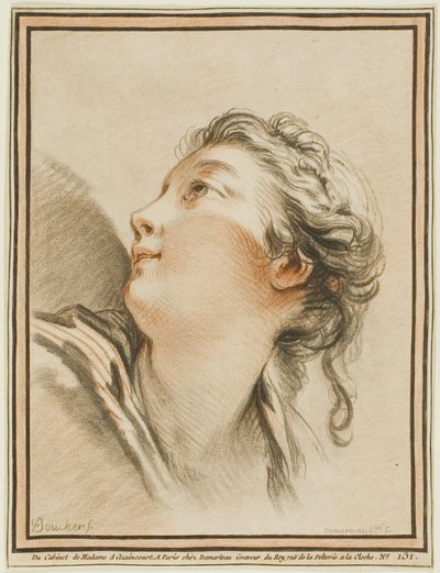 Kopf einer Frau von Gilles Demarteau