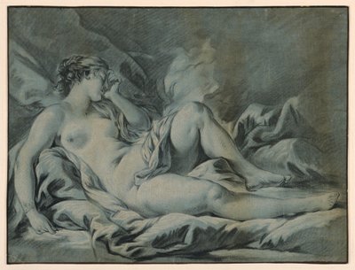 Schlafende nackte Frau von Gilles Demarteau