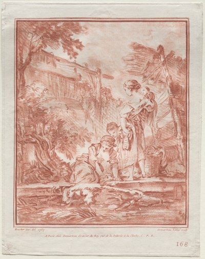 Die Wäscherin von Gilles Demarteau