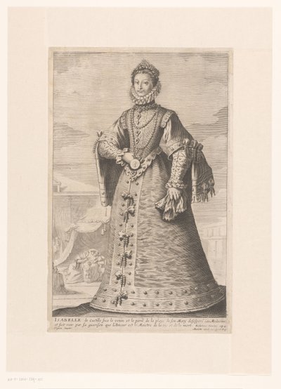 Porträt Isabella von Kastilien von Gilles Rousselet