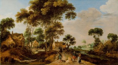 Die Landstraße von Gillis Claesz de Hondecoeter