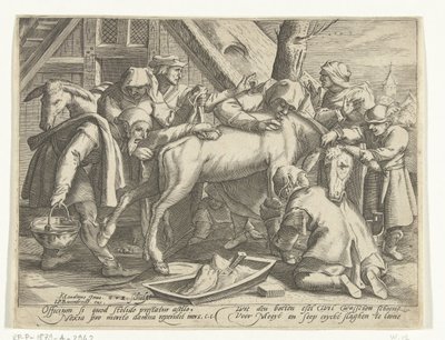 Das Waschen des Esels von Gillis van Breen