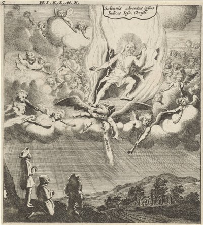 Christus erscheint am Himmel von Gillis van Scheyndel (I)