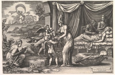 Allegorie der Geburt von Giorgio Ghisi