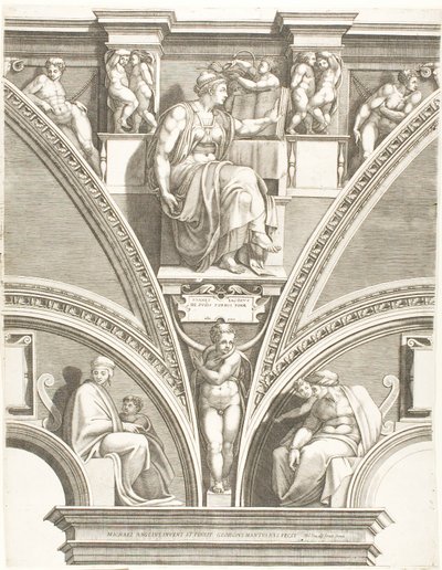 Die eritreische Sibylle von Giorgio Ghisi