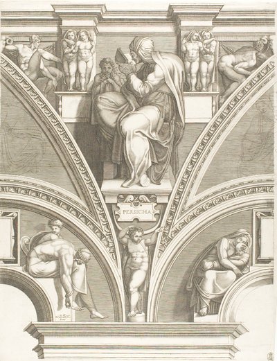 Die persische Sibylle von Giorgio Ghisi