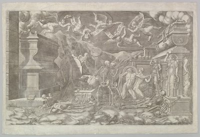Die Vision von Ezechiel, 1554 von Giorgio Ghisi
