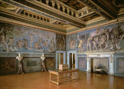Die Sala degli Elementi, 1555 von Giorgio Vasari