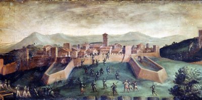 Die Eroberung von Casole, Italien von Giorgio Vasari