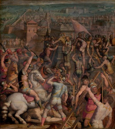 Die Einnahme von Mailand, 1555-1562 von Giorgio Vasari