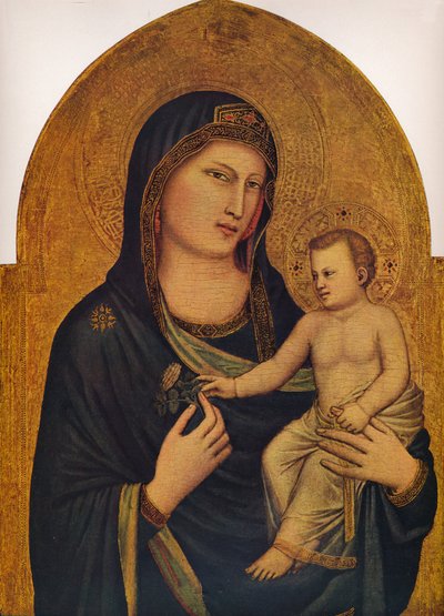 Madonna und Kind, 1310-1315 von Giotto di Bondone