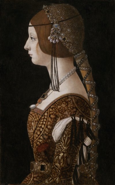 Bianca Maria Sforza von Giovanni Ambrogio de Predis