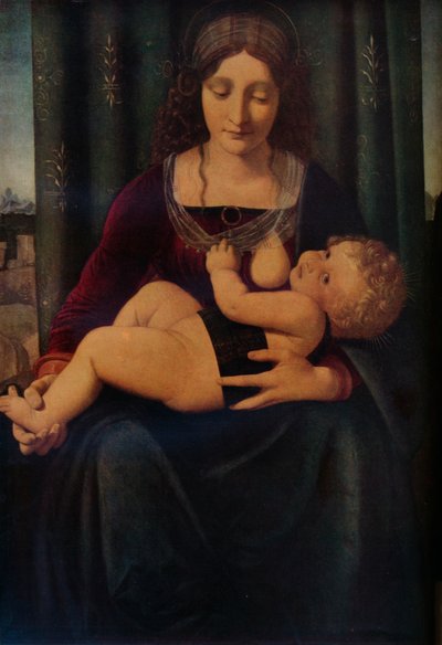Die Jungfrau und das Kind, um 1493-1499 von Giovanni Antonio Boltraffio