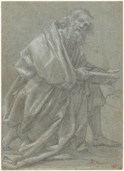 Studie für einen knienden Apostel von Giovanni Baglione