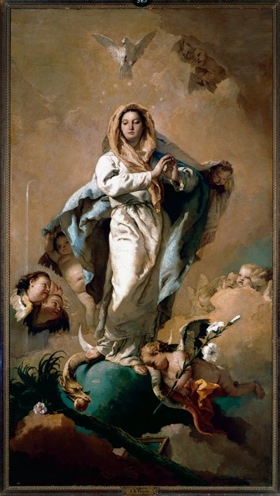 Unbefleckte Empfängnis von Giovanni Battista Tiepolo