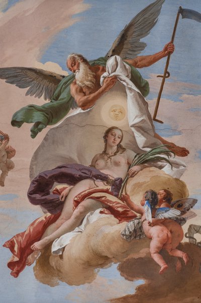 Die Zeit entdeckt die Wahrheit von Giovanni Battista Tiepolo