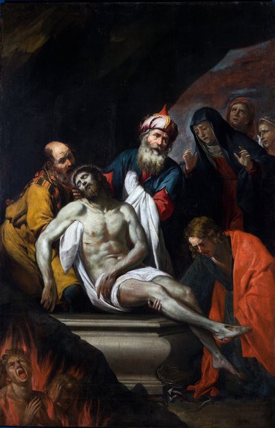 Beisetzung im Grab von Giovanni Battista Casoni