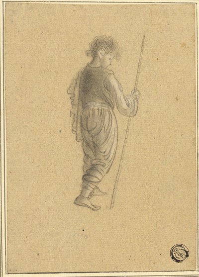 Junge mit Stab von Giovanni Battista Cipriani