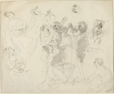 Figurenstudien von Giovanni Battista Cipriani