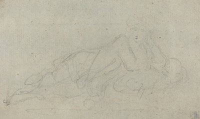 Liegende Frau (verso) von Giovanni Battista Cipriani