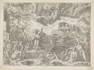 Die Vision von Ezechiel von Giovanni Battista Fontana