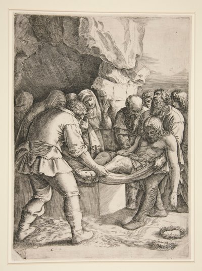 Die Grablegung von Giovanni Battista Franco (called Il Semolei)