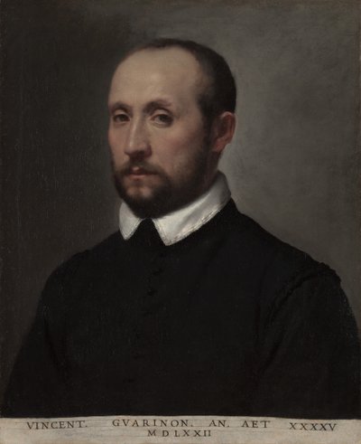 Porträt von Vincenzo Guarignoni von Giovanni Battista Moroni