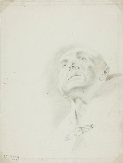 Kopf eines Priesters von Giovanni Battista Piazzetta