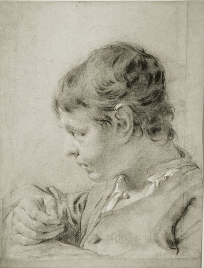 Porträt eines jungen Jungen von Giovanni Battista Piazzetta