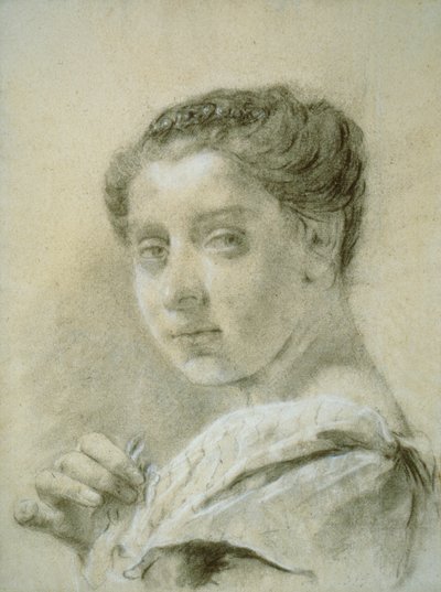 Porträt einer jungen Frau von Giovanni Battista Piazzetta