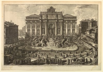 Trevi-Brunnen von Giovanni Battista Piranesi