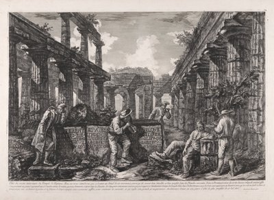 Frontispiz, aus Verschiedene Ansichten von von Giovanni Battista Piranesi