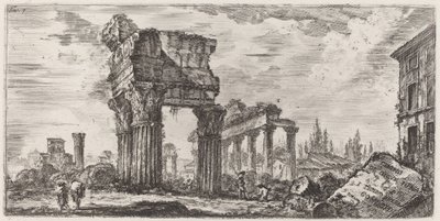 Tempel des donnernden Jupiter von Giovanni Battista Piranesi