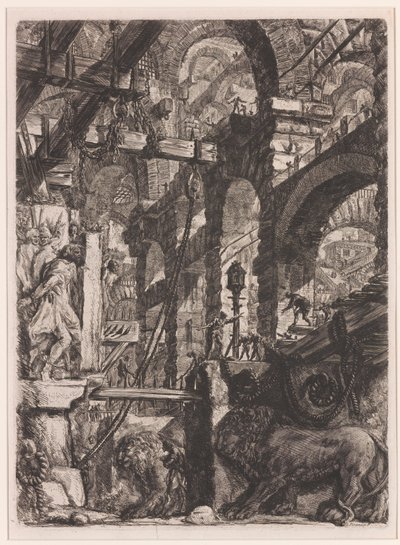 Die Löwen-Reliefs von Giovanni Battista Piranesi