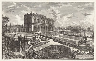 Ansicht der Villa dell von Giovanni Battista Piranesi