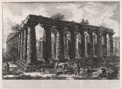 Vue des restes d von Giovanni Battista Piranesi