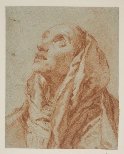Kopf der Heiligen Anna von Giovanni Battista Tiepolo