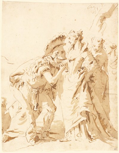 Das Treffen von Antonius und Kleopatra von Giovanni Battista Tiepolo