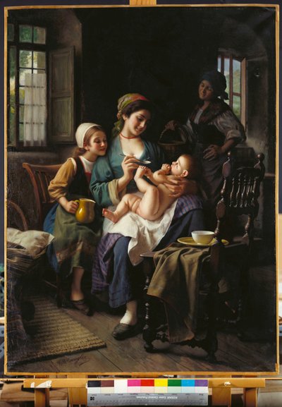 Essenszeit von Giovanni Battista Torriglia